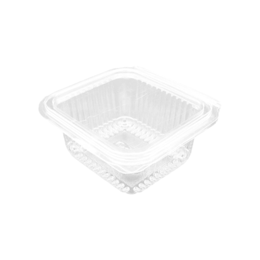 Contenitore Take Away Trasparente Con Coperchio 370ml